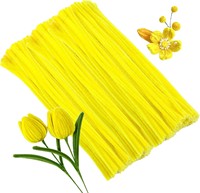 Neopoly 100 pièces de fil de fer vert mousse épais et duveteux pour le nettoyage des tuyaux, kit de loisirs créatifs pour les décorations du Nouvel An