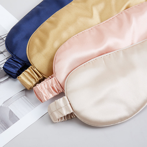 Große Seiden schlaf maske Verstellbare Luxus maske aus reiner Maul beers eide mit gepolsterter Seiden augen maske - Product Image 3