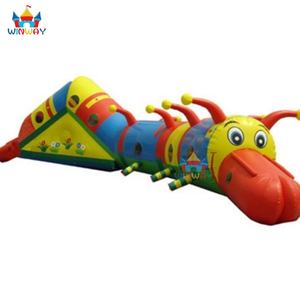 Túnel Inflable Divertido de Oruga para Niños, Túnel Infantil para Gatear con Logotipo Personalizado Impreso, Tamaño 15*2.4*3.6m para Niños - Product Image 6