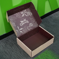 Boîte d'expédition artisanale au meilleur prix, grande boîte d'expédition blanche, emballage avec logo pour bijoux de luxe, produits cosmétiques, mariage
