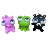 Nouveauté Porte-clés Jouet Anti-stress Pop Eye à Presser, Animal de Dessin Animé, Pendentif de Sac, Cadeau