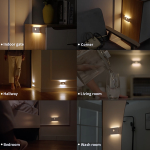 Due lati luminosi proteggere i nostri occhi sensore luce notturna per bambini luce notturna graziose camere da letto portatili soggiorno luce notturna - Product Image 3