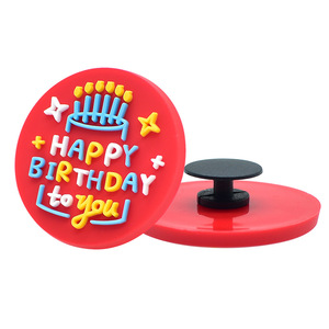 Breloque de chaussure Joyeux Anniversaire en gros, cadeau promotionnel, souvenir de fête d'anniversaire, décoration de chaussure, breloque de sabot d'anniversaire - Product Image 4