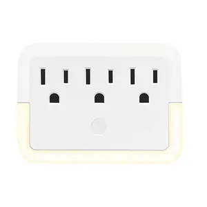 US standard conversion socket with LED one turn three expansion multi-hole socket power strip plug