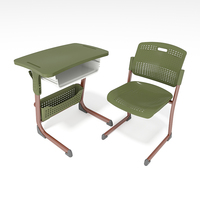 Vente en gros de mobilier scolaire de haute qualité ensemble de chaises de bureau simples table d'étude pour étudiants table de classe