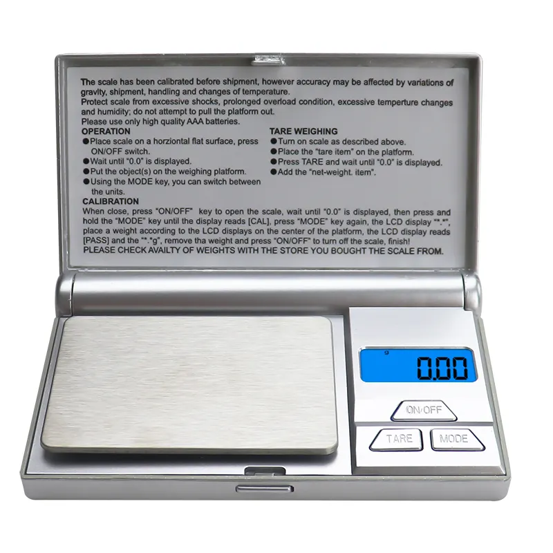 100g/200gx0.01g Customized Logo Mini Gold Jewelry Digital Pocket Scale with 3 Touch Buttons Tare Function for Weighing Jewelry