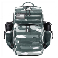 Sac à dos tactique Trailpop avec logo personnalisé, boucle à dégagement rapide, résistant, capacité de charge élevée, équipement de patrouille, 45L