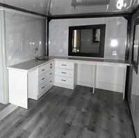 Maison conteneur pliable moderne OEM ODM, préfabriquée en acier, écologique, respirante, personnalisable, pour chambre ou atelier