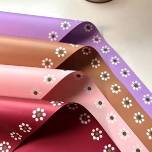 20pcs/bag Waterproof Flower Wrapping <b>Paper</b> with Exquisite Small Chrysanthemum <b>Patterns</b> for Flower Shop Supplies - Product Image 1