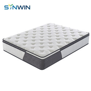 Colchón de Muelles Individual/Queen Size con Tejido Transpirable, Diseño Euro Top y Espuma Confortable - Product Image 2