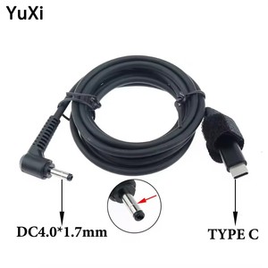 Convertitore USB Type C a DC 4.0*1.7mm Adattatore di Alimentazione per Laptop Lenovo YOGA 510 710 MIIX5 <span class=keywords><strong>7000</strong></span> Air 12 13 Ideapad 320 - Product Image 1