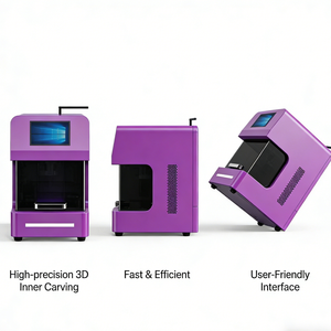 เครื่องเลเซอร์ยูวีแกะสลักแบบนูน 2 มิติ ถึง 2.5 มิติ 3 มิติ กำลัง 5 วัตต์ รุ่น A ซีรีส์ บี 355 นาโนเมตร สำหรับงานศิลปะ ของตกแต่งบนโต๊ะ แกะสลักตามสั่ง - Product Image 3