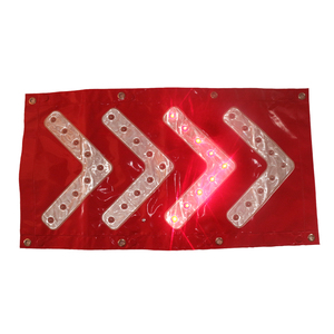 Ehance Camion Électronique Remorque Monté Lampe Noir Film Affichage Route Flèche Conseil PVC Clignotant Led Panneau de Signalisation - Product Image 3