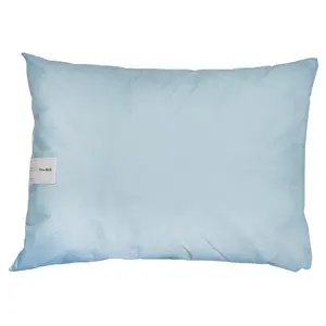 1478 폴리 에스터 비닐 표준 크기 재사용 침대 베개 유체 및 얼룩 방지 블루 병원 베개