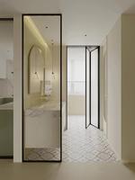 Porte coulissante électrique intelligente Nordi moderne en alliage d'aluminium à double vitrage avec écran LED, robuste, étanche et insonorisée
