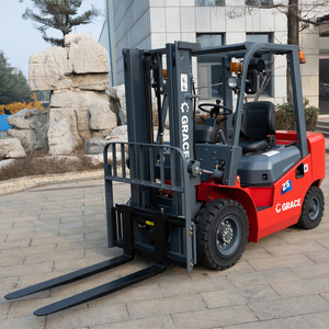 מלגזה דיזל 2.5T-5T, גובה הרמה 3m-6m, תיבת הילוכים אוטומטית, ממקם מזלגות, הזזת מזלגות צידית, צמיגים מלאים, מלגזה למחסנים - Product Image 5