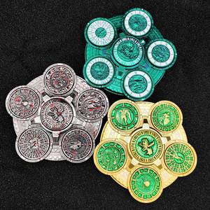 Contador de Vidas Mecánico Giratorio de Metal, Brújula de Latón Antiguo de Alta Resistencia, Fidget Spinner para Accesorios de Juegos de Mesa DND RPG - Product Image 2