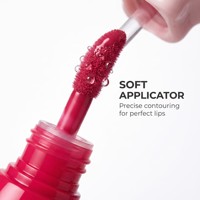 Gloss à lèvres teinté personnalisé avec logo, hydratant minéral liquide, couleur éclatante, fini cristallin transparent
