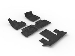 Heavy Duty 3D All Weather TPE Car Floor Liner Alfombrillas dedicadas para <span class=keywords><strong>Ford</strong></span> <span class=keywords><strong>Explorer</strong></span> 7Seat 2015-2019 - Product Image 2