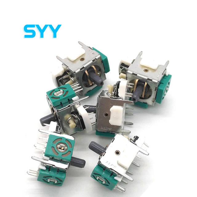 SYY Repair Gamepad Controller Replacement Module Sensor 3D Analog Joystick Yellow 100% Tested for PS2 for 2