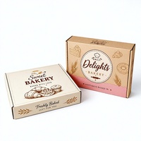 Boîtes d'expédition en carton ondulé écologiques personnalisées, boîtes d'emballage pour biscuits, boîtes d'emballage pour boulangerie, emballages pour petites entreprises, karton