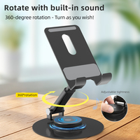 Support de téléphone portable extensible et rotatif à prix abordable, support flexible en métal pour tablette et téléphone, réglable