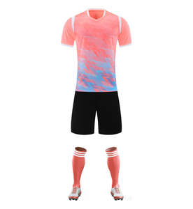 批发定制印花足球制服套装儿童贴牌校队比赛和成人服装服务制服 - Product Image 5