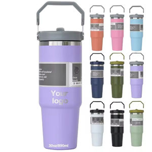 Vaso Térmico de Gran Capacidad de 20oz/30oz, Portátil, de Doble Pared, Aislado al Vacío, para Café, Viajes y Actividades al Aire Libre, Venta al Por Mayor - Product Image 3