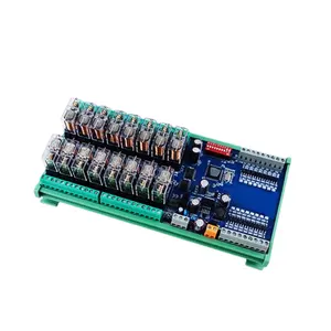 16 Channels RS485 Communication Relay Module Modbus Protocol With Address Switch Output Module Remote