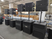 Système de sonorisation professionnel à double ligne active de 8 pouces, 10 pouces et 12 pouces, facile à déplacer, performance mobile