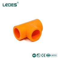 Fabricants de tuyaux PPR directs d'usine, certifiés NSF, raccords en T PPR vert/orange, accessoires de tuyauterie PPR à 3 voies, raccords d'alimentation en eau