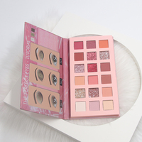 Ensemble de palette d'ombres à paupières de marque propre, palette de maquillage multicolore, logo personnalisé, palette d'ombres à paupières mates et scintillantes