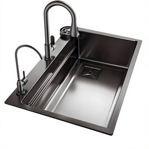 Lavello da cucina moderno a vasca larga in acciaio inox 304, realizzato a mano con tecnologia nano, ideale per ristrutturazioni domestiche. - Product Image 4