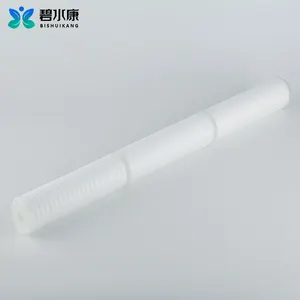 30-Inch 0.22 Micron Pleated Water Filter Cartridge Sterile Grade Membrane for Medical Filtration for Manufacturing Plants