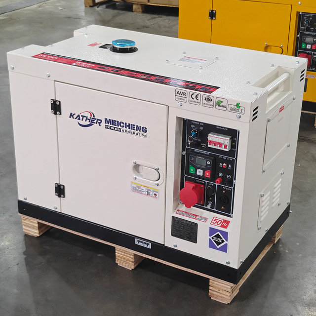 KATHER 5KVA 10KVA 12KVA 15KVA 20KVA Portable Emergency Diesel Generators Set Silent Type 10KW 12KW 15KW 20KW Generador 5000 Watt
