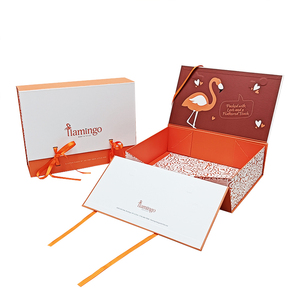 Caja de Regalo Magnética Rígida de Cartón Plegable Personalizada de Lujo con Cinta - Product Image 2
