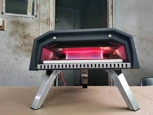 Mini four à pizza à <span class=keywords><strong>gaz</strong></span> en acier inoxydable de 12 pouces à cuisson rapide et à économie d'énergie pour l'extérieur, la maison <span class=keywords><strong>ou</strong></span> la voiture - Product Image 2