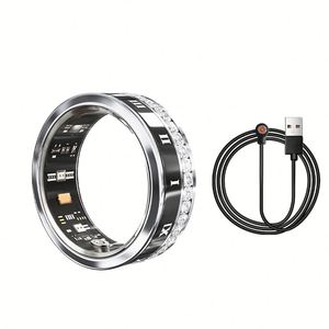 V2 Smart Ring Health Monitor IP68 Waterproof Sleep Tracker Blood Oxygen Heart Rate Monitor Smart Ring V2 - Product Image 4
