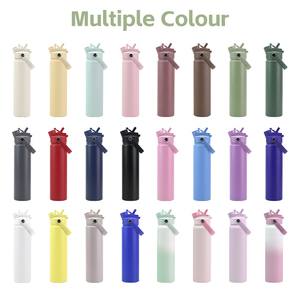 Garrafa Esportiva Personalizada com Logo, Frasco Térmico Isolado de Dupla Parede, Copo de 18oz, 25oz, 24oz em Aço Inoxidável com Alça - Product Image 2