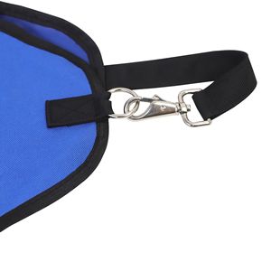 Bolsa para heno de caballo de tela Oxford azul, para alimentación lenta, almacenamiento, uso en establos y viajes - Product Image 3