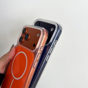 เคสโทรศัพท์มือถือแบบใสหรูหรา ผสมผสานวัสดุ PC และอะคริลิก พร้อมแม่เหล็ก สำหรับ iPhone 17 Pro Max - Product Image 5