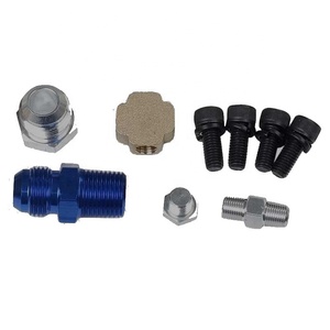 Kit de ligne d'huile Turbo universelle, pour alimentation, bride de drainage T3 T4 T04E tuyau d'huile Turbo universelle, 12 pièces - Product Image 3