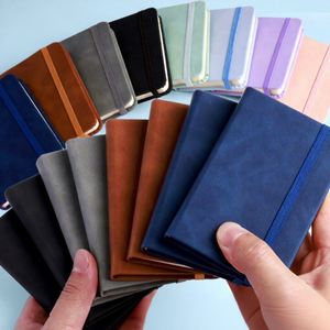 Mini Libreta Portátil A7 con Bolsillo, Tapa Dura de Cuero Personalizable, Libreta de Negocios para Promoción - Product Image 1
