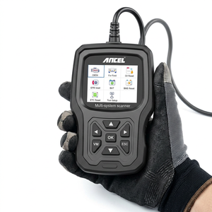 Outil de diagnostic OBD2 ANCEL FD700 pour les voitures Ford avec test de batterie et prise en charge de 10 langues - Product Image 1