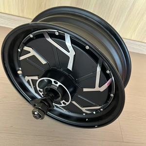 Moteur de moyeu à freins à disque haute puissance et haute vitesse 12 pouces QS 60V/72V 3000W pour moto électrique et vélo électrique - Product Image 2