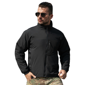 Giacca Tattica da <span class=keywords><strong>Uomo</strong></span> S.archon Antivento Impermeabile in Nylon con Collo Alto <span class=keywords><strong>Senza</strong></span> <span class=keywords><strong>Cappuccio</strong></span> Leggera per Lavoro Invernale e Attività all'Aperto - Product Image 2