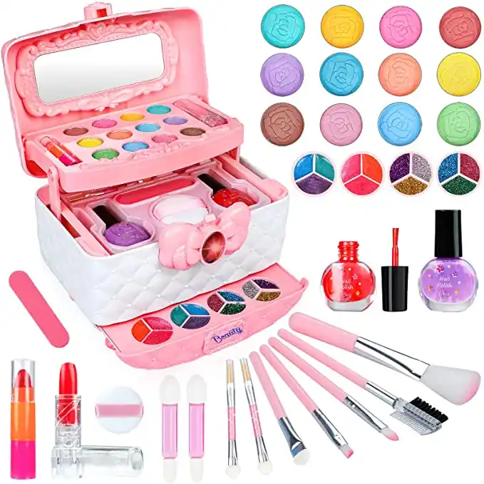 Kaufe Kinder-Make-up-Spielzeug für Mädchen, waschbares Make-up für