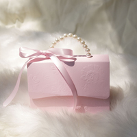 Meilleure boîte à bonbons de mariage à la mode, boîte à bonbons créative avec poignée en perles, boîte cadeau portable décorative, plusieurs couleurs