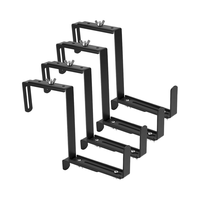 Supports de jardinière en métal modernes Support de boîte de fenêtre sans perceuse Supports de boîte à fleurs réglables Rampe de pont