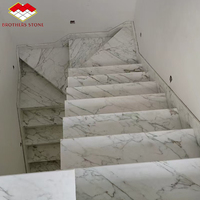 Marche d'escalier en pierre frittée, panneau de pierre artificielle motif Vignes Blanches, revêtement mural intérieur, revêtement de sol pour salle à manger, personnalisable
